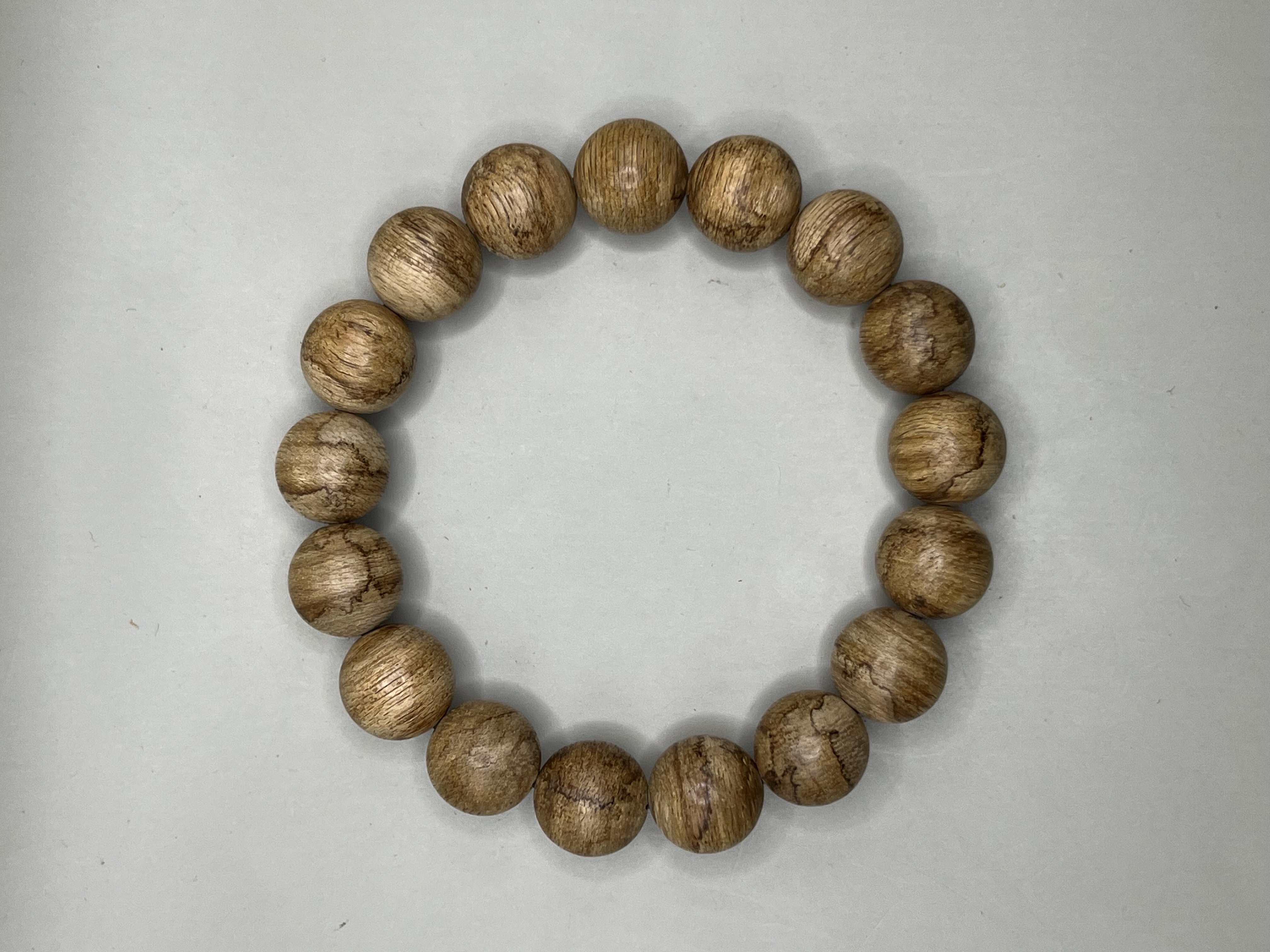 沉香CLQC1084-1  达拉干单圈  天然野多圈手串 多样性发一