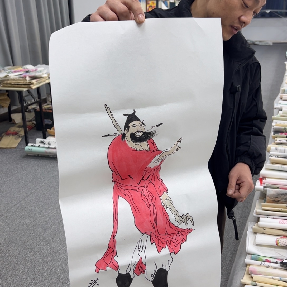 国画纯手绘字画宣纸