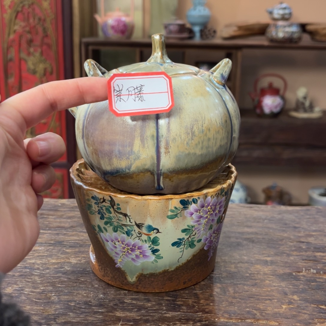 萍***香景德镇纯手工手绘陶瓷