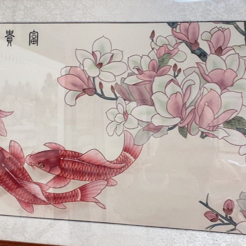【闪购商品】国画手绘国画工笔带框