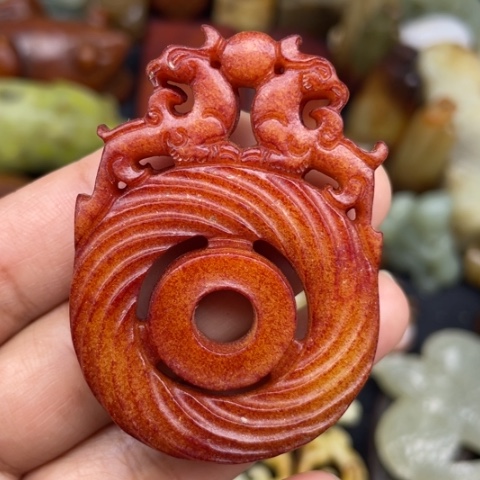 和田玉未镶嵌颈饰17