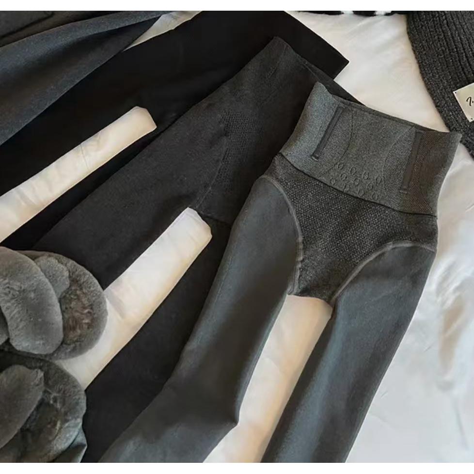 加厚加绒保暖高腰收腹连裤袜秋冬显瘦弹力外穿打底裤