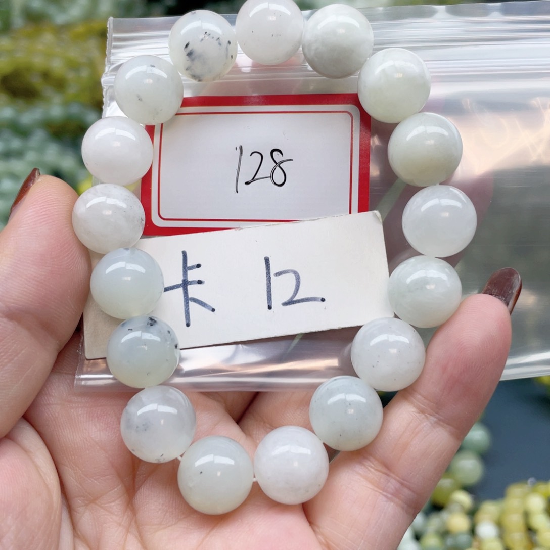 未镶嵌蛇纹石玉手串