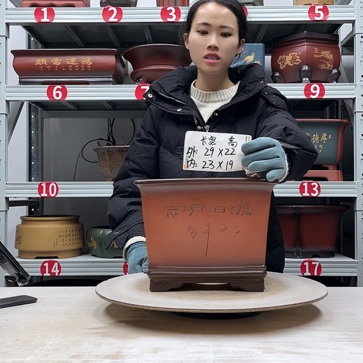 紫砂花盆紫砂花盆