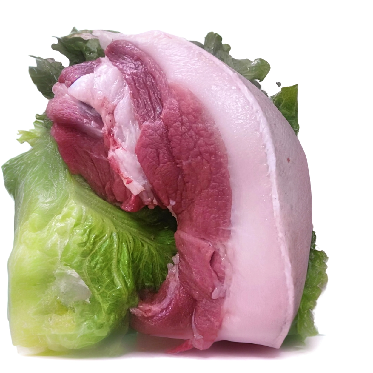 无品牌新鲜去骨猪后腿健康营养好吃黑毛土猪肉包邮