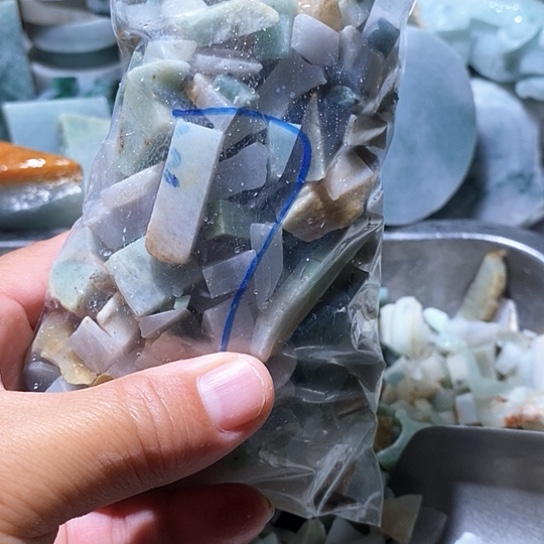 翡翠散珠鱼缸料07