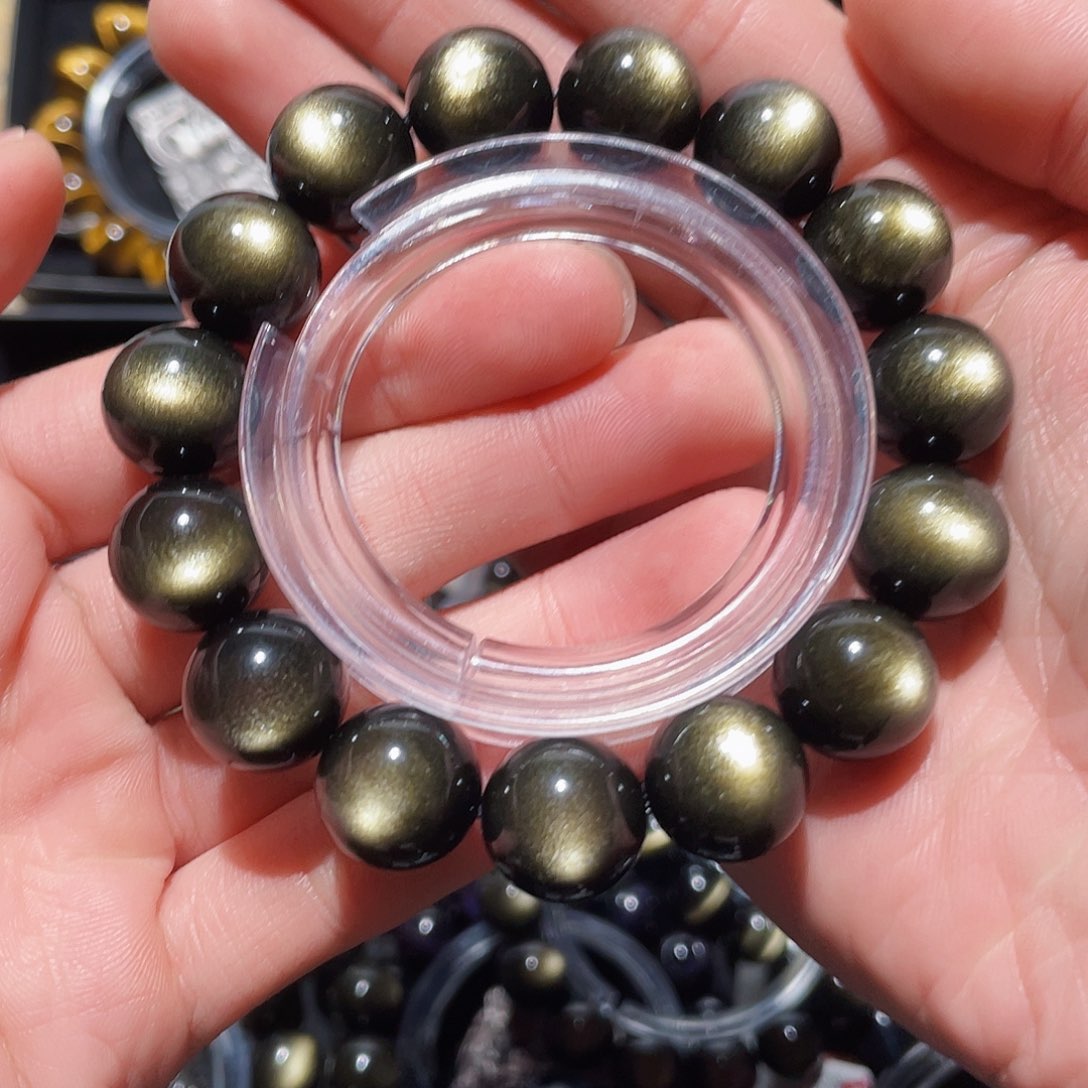 黑曜岩手链未镶嵌魏*学