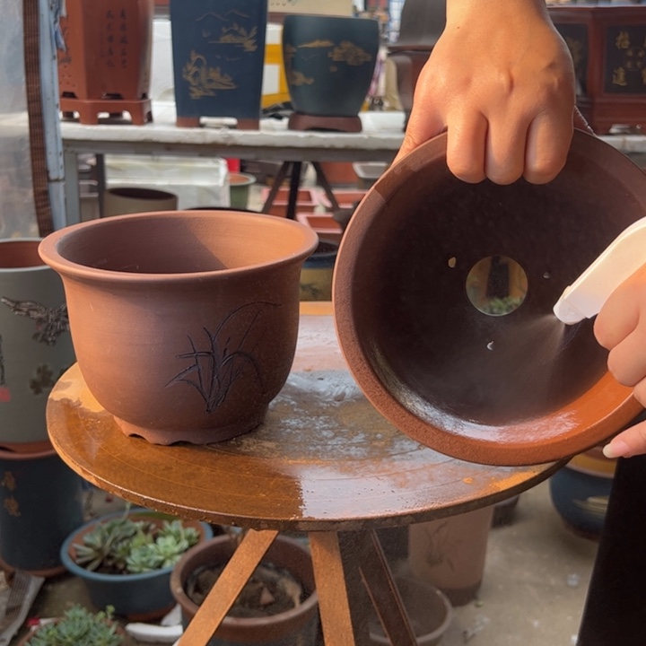 宜兴紫砂21+21平角金钟