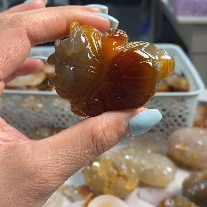 玛瑙/玉髓未镶嵌吊坠(不含链)