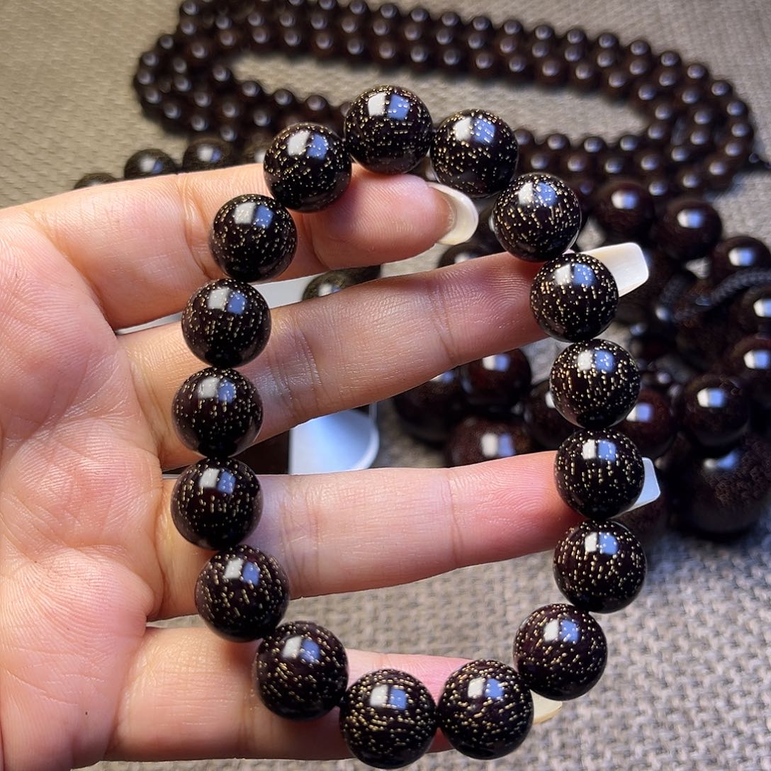 檀香紫檀（小叶紫檀）1.2 17颗爆星