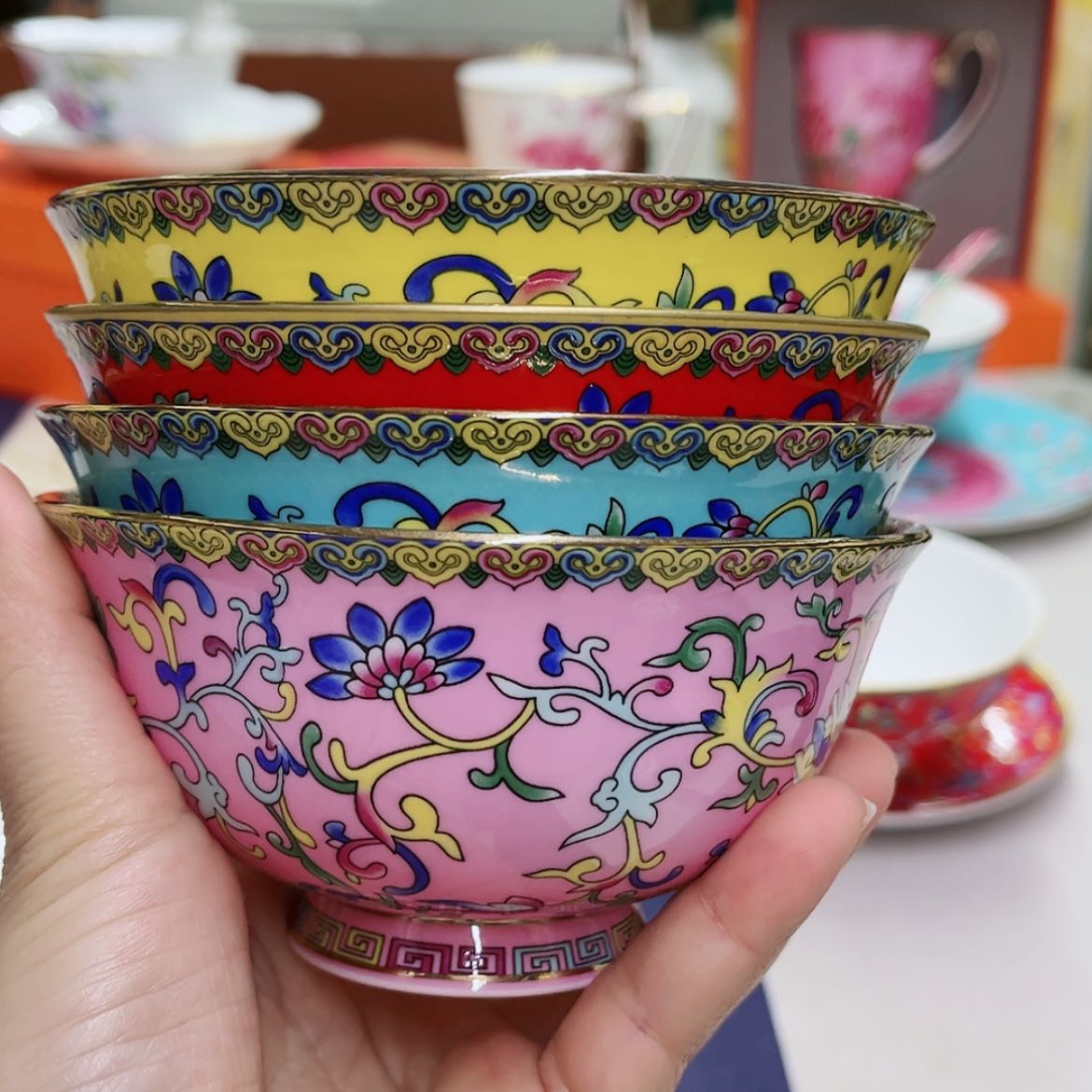 【闪购商品】珐琅4.5寸4个……………………