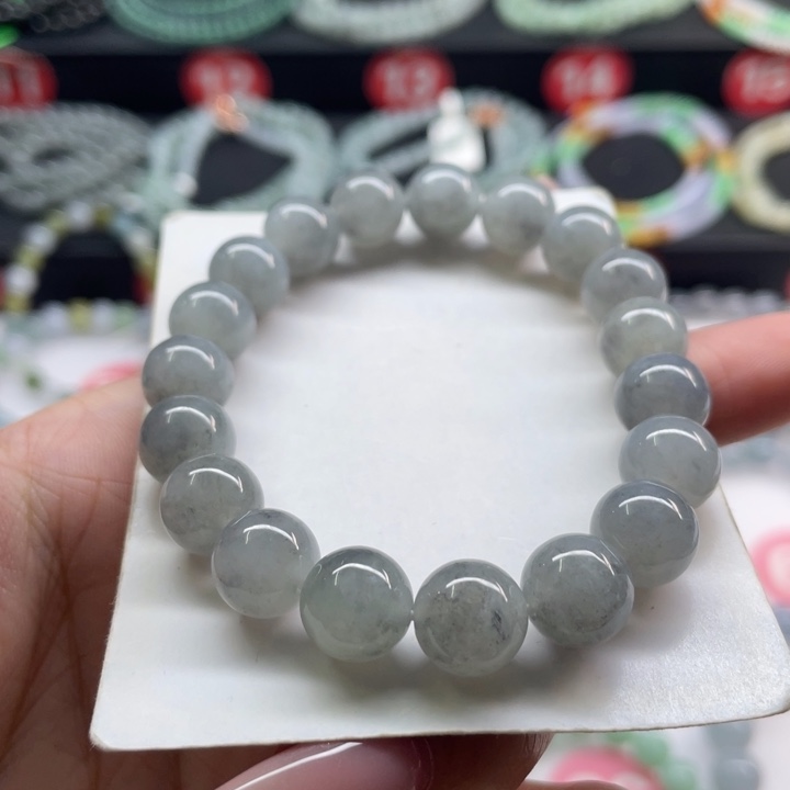 未镶嵌手链翡翠D**、卡10.3