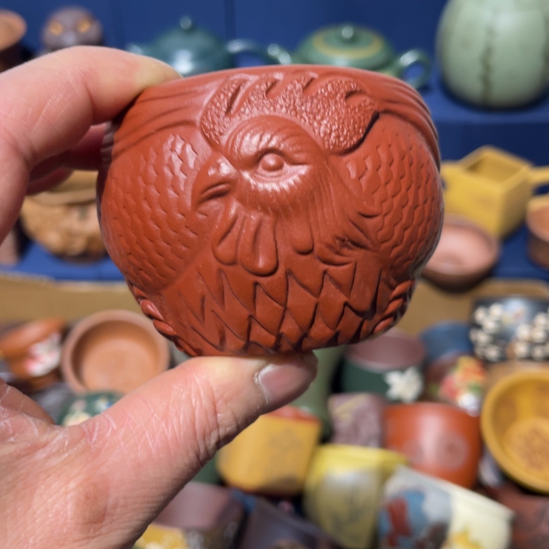 原矿紫砂手工主人杯