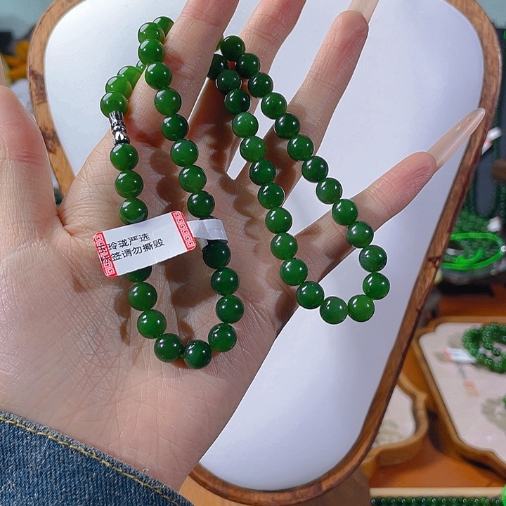 和田玉（碧玉）未镶嵌颈饰8