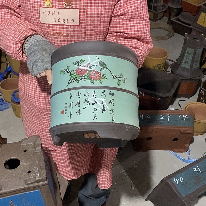 紫砂花盆紫砂花盆