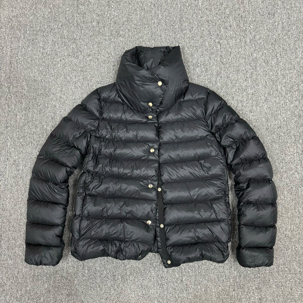99新 MONCLER 11297511 Moncler蒙口 黑色羽绒服外套 0码99新