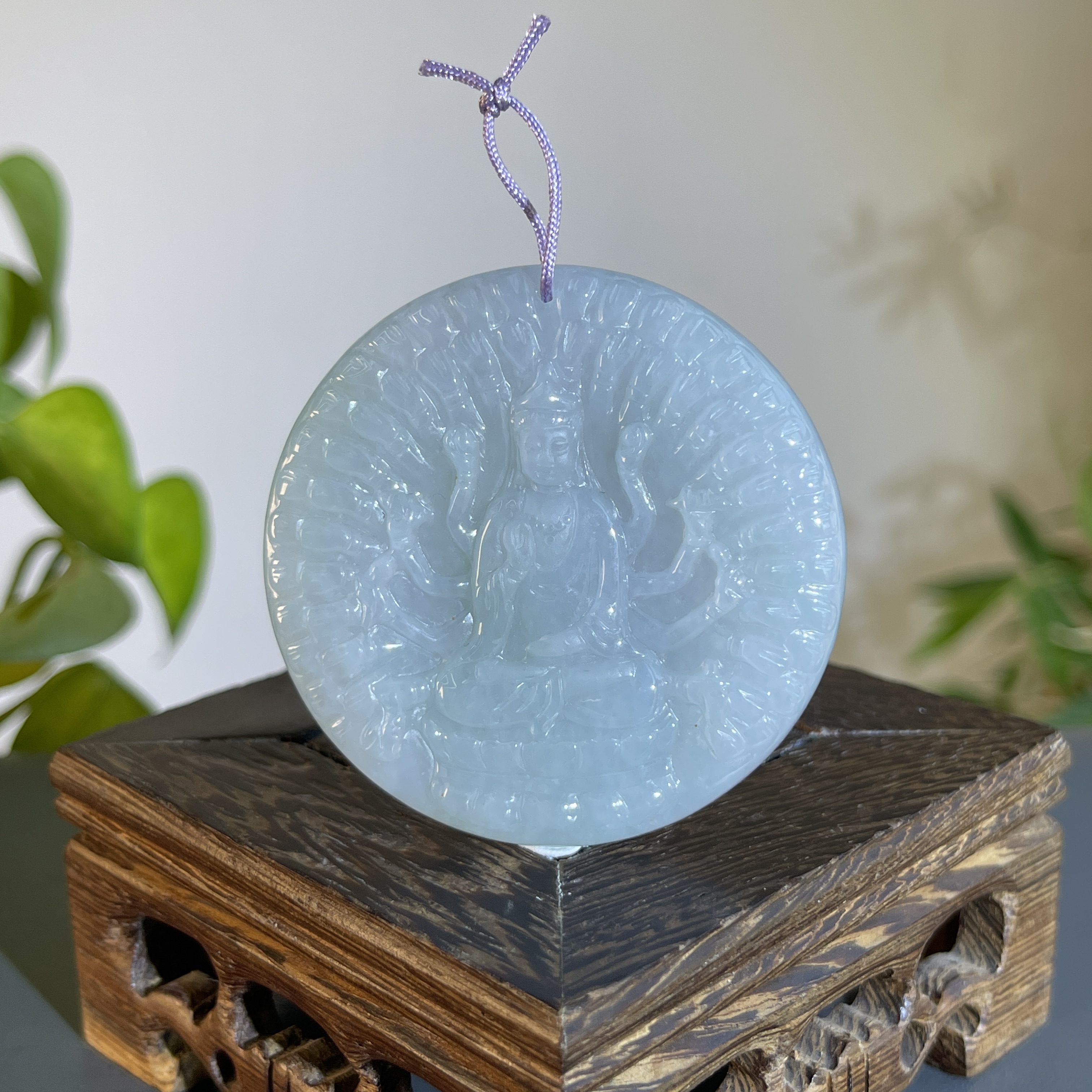 JXA15-73 天然翡翠缅甸A货 千手观音