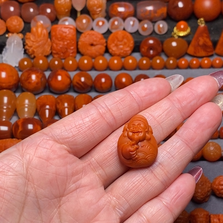 南红玛瑙未镶嵌吊坠