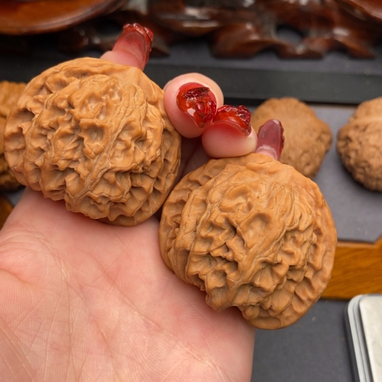 【闪购商品】文玩核桃吊坠苹果园44全品