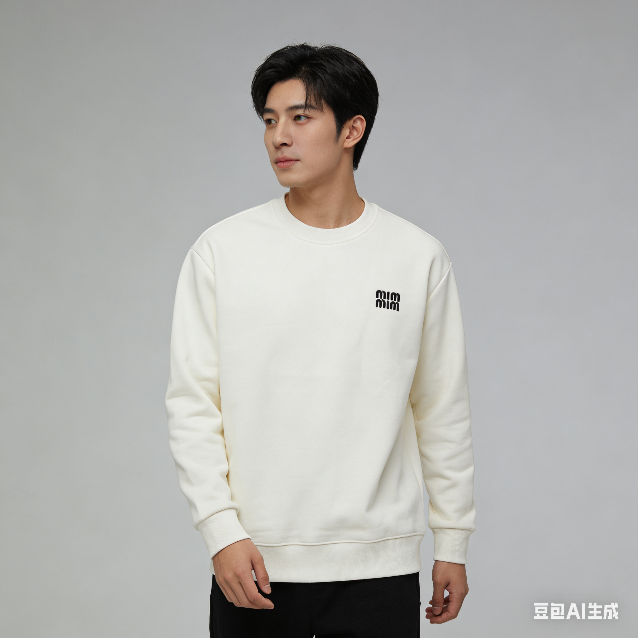 主播同款加厚加绒卫衣韩版圆领