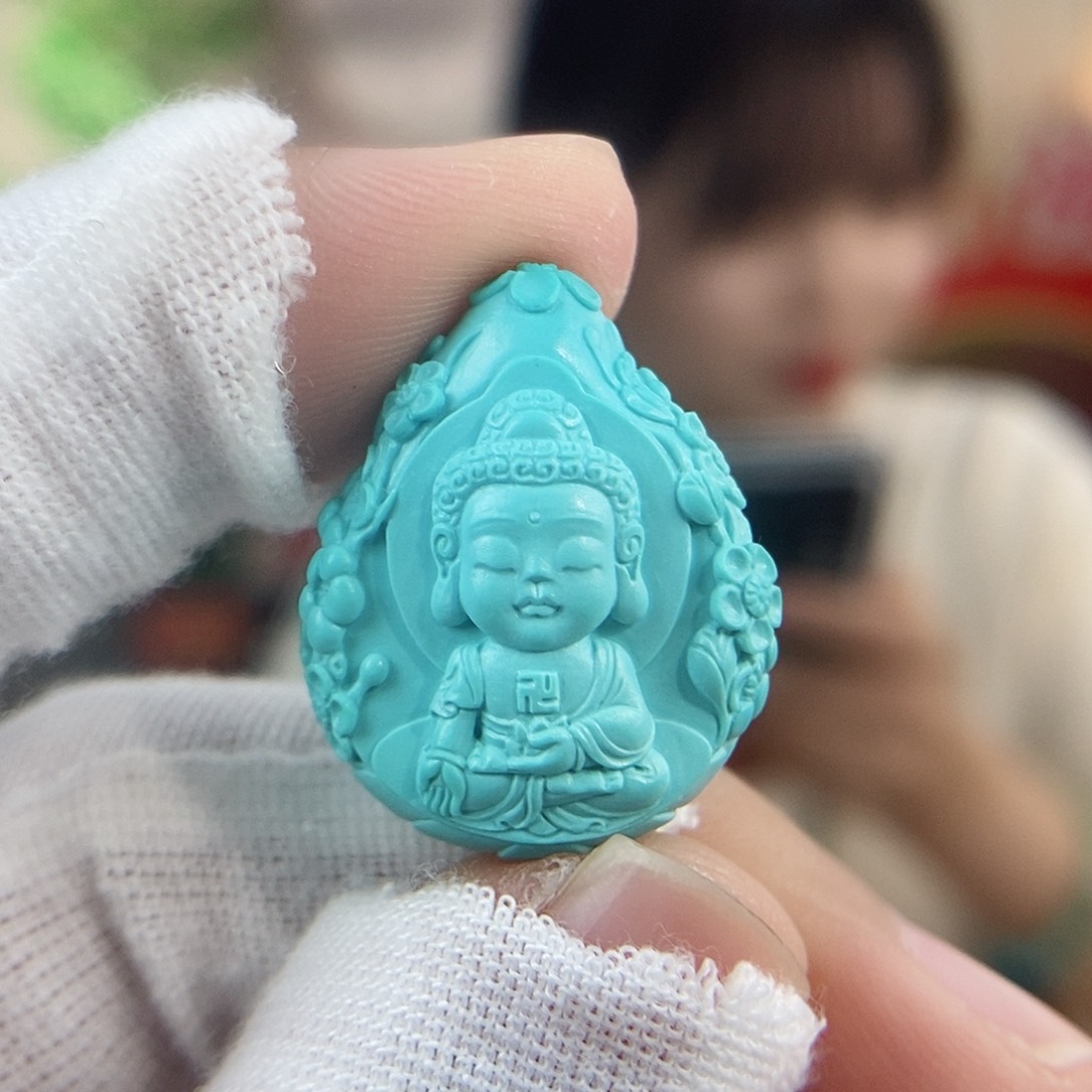 绿松石珠宝奇石未镶嵌