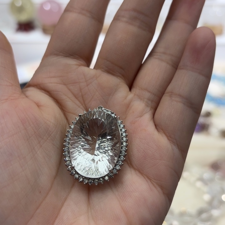 未镶嵌手链水晶吊坠