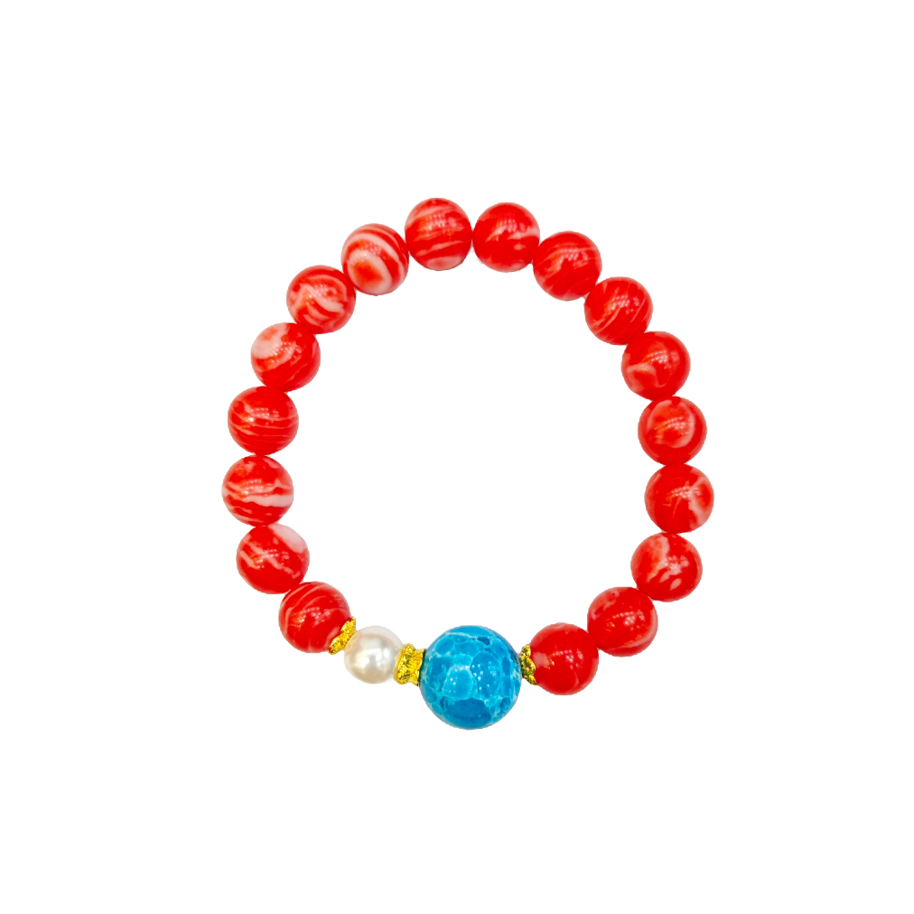 DIY海纹石手串A28-713赠礼盒（多样性发其一）