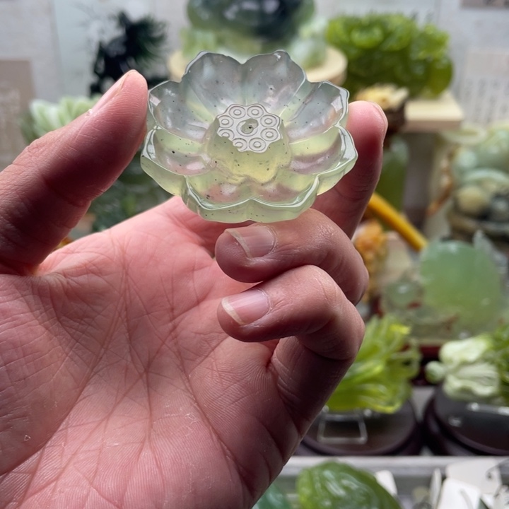 蛇纹石玉未镶嵌四大名玉香插