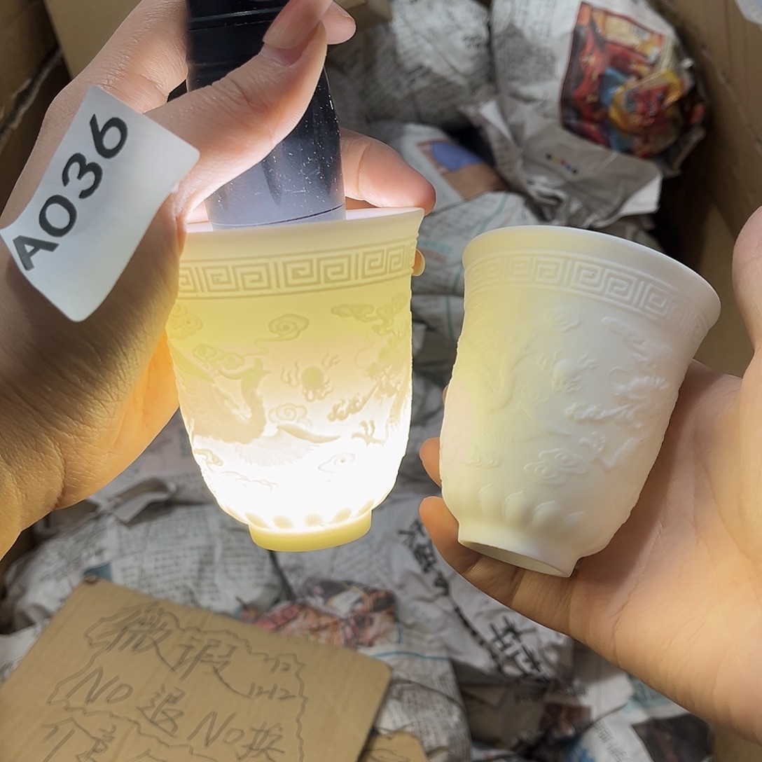 瓷片茶摆件工艺品摆件666