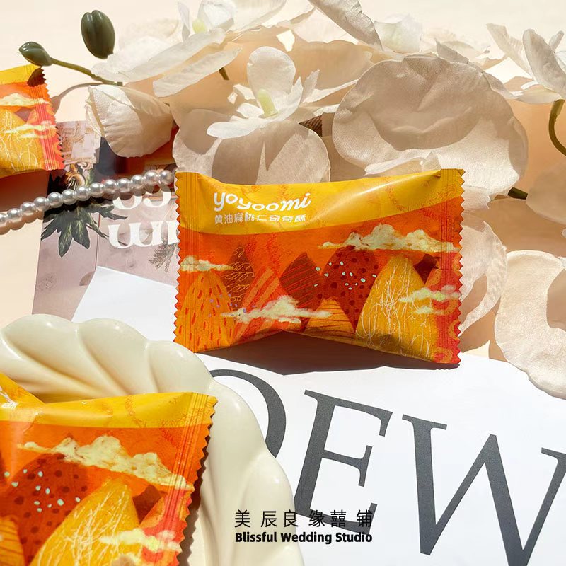 yoyoomi有有米黄油扁桃仁奇奇酥结婚喜糖伴手礼休闲办公小零食