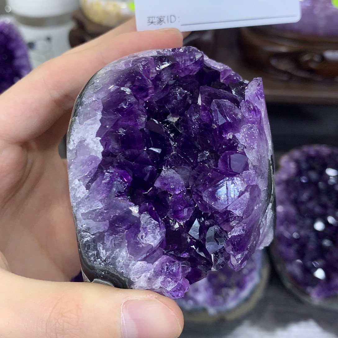 紫晶珠宝半成品未镶嵌766