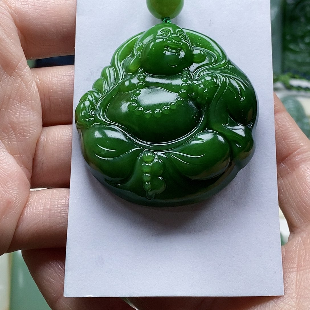和田玉（碧玉）颈饰80克未镶嵌