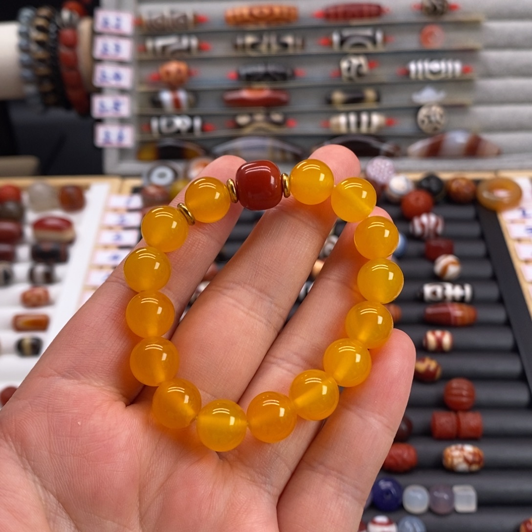 玛瑙/玉髓合金珠宝半成品