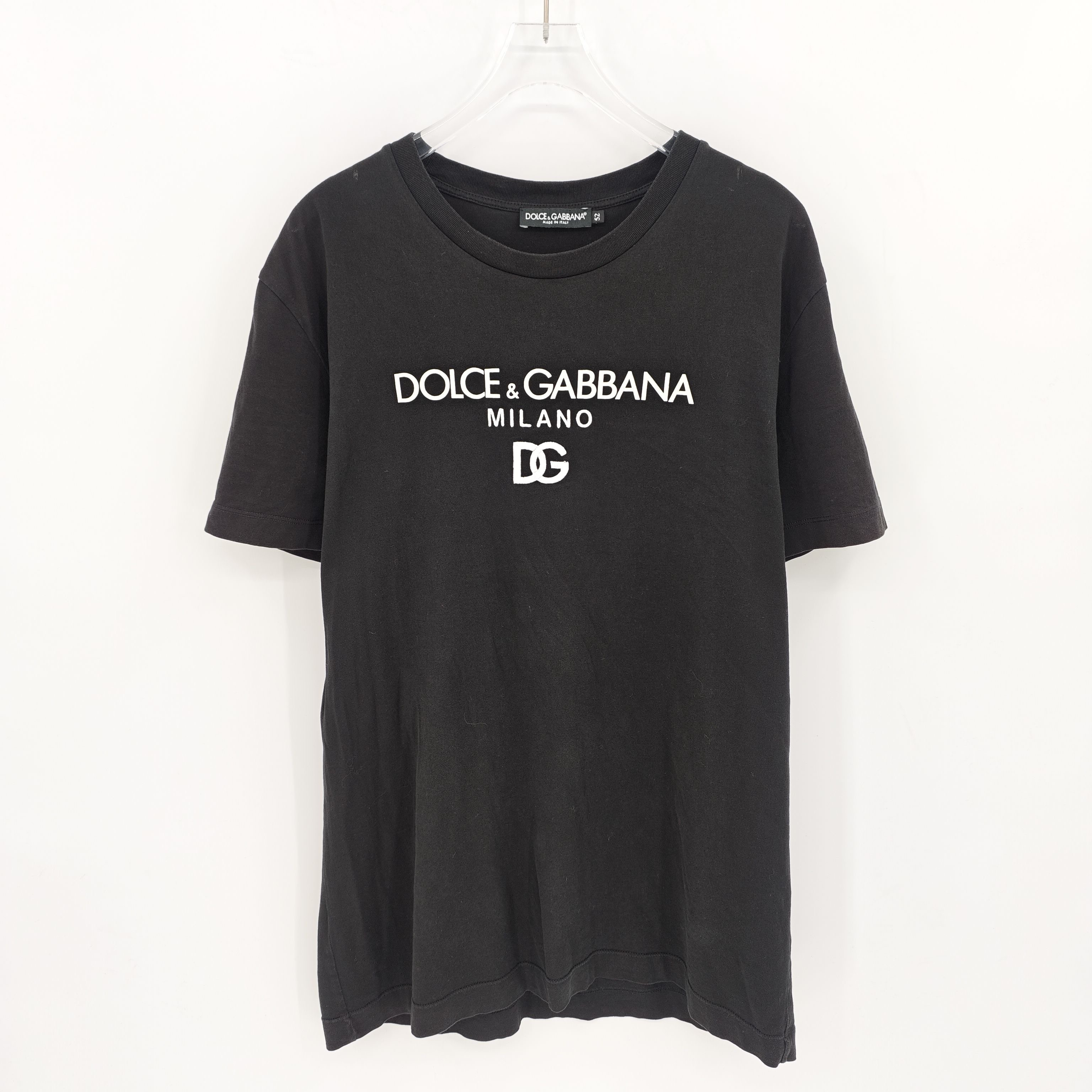 99新 YSL/圣罗兰 D&G/ 字母刺绣logo短袖/52码/Sw25011