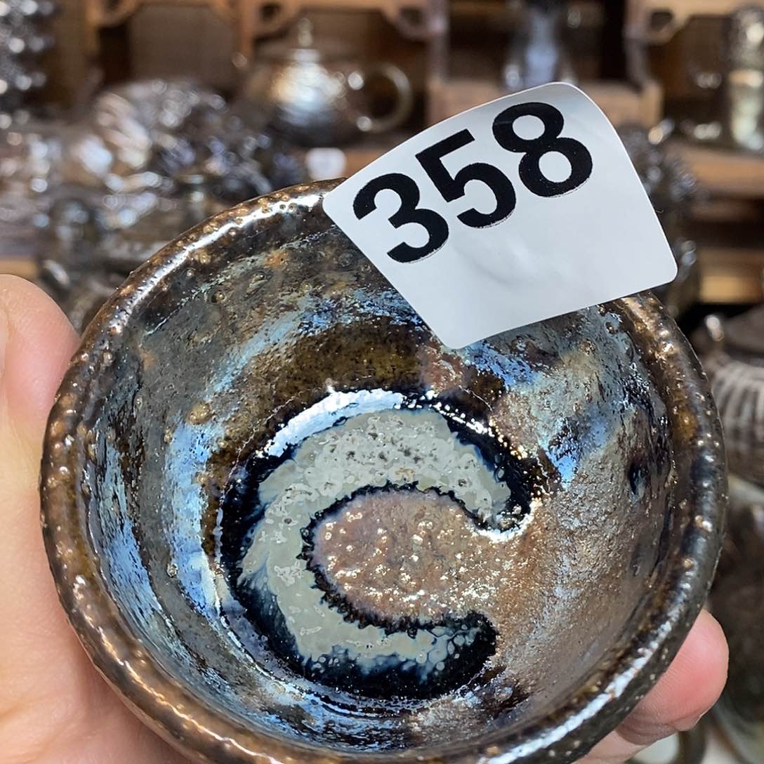 涛高温柴烧陶泥主人杯