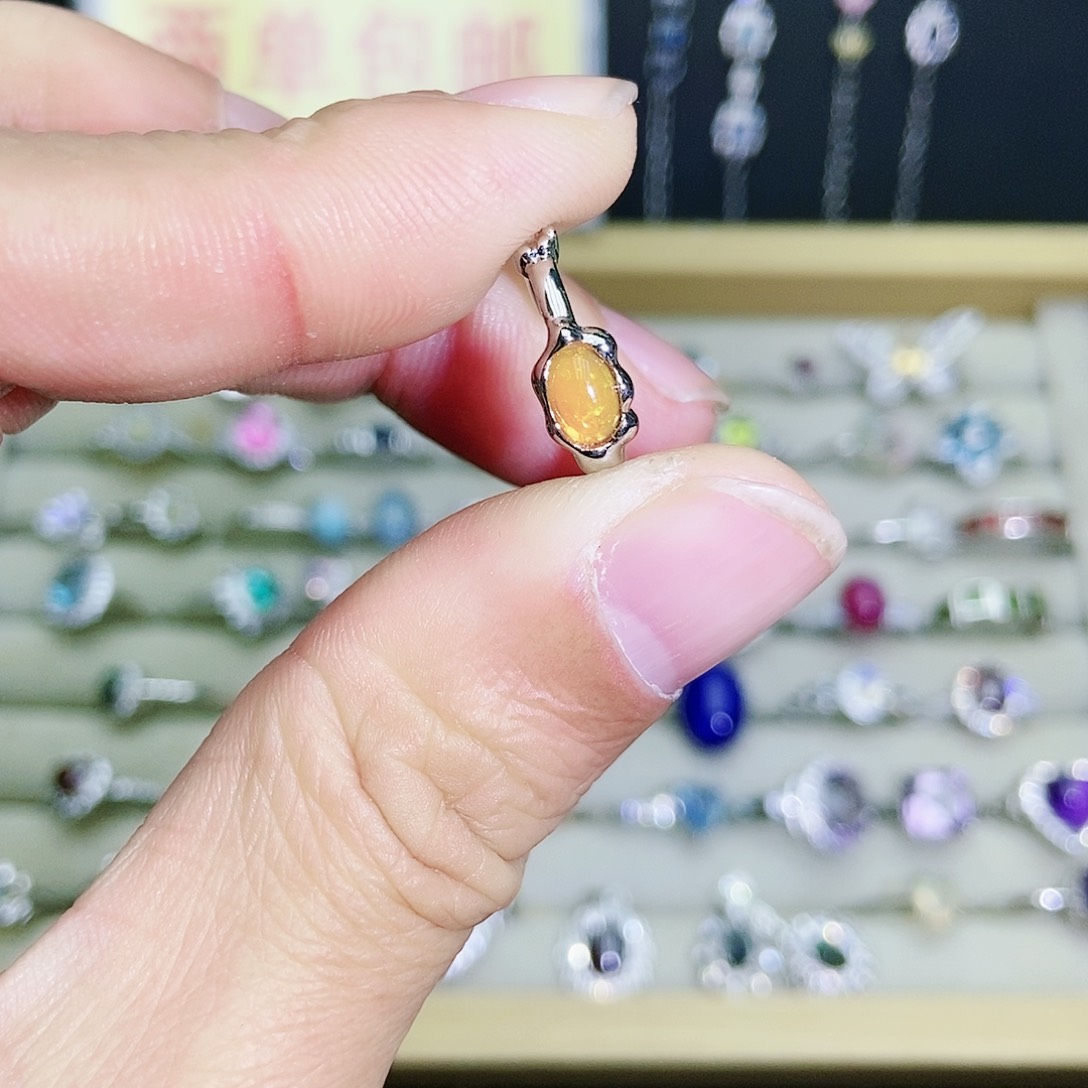 【闪购商品】未镶嵌欧泊戒指