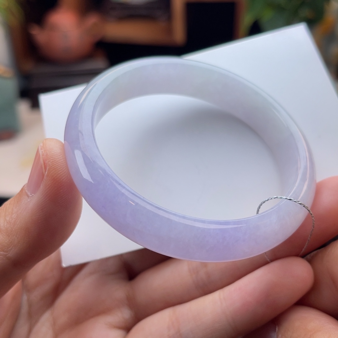 未镶嵌手镯翡翠冰紫