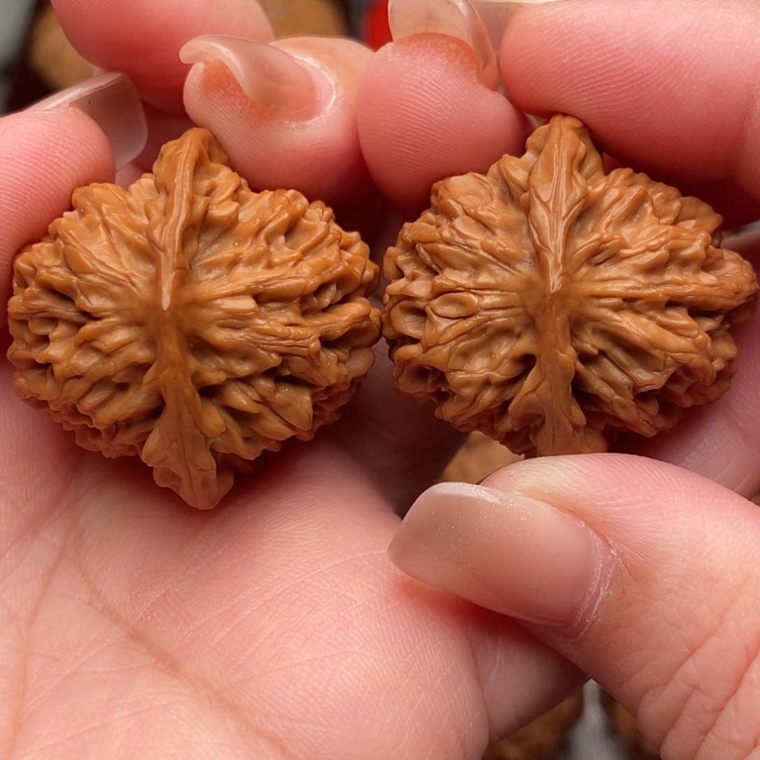 把件文玩核桃34全品绝配野生秦闷