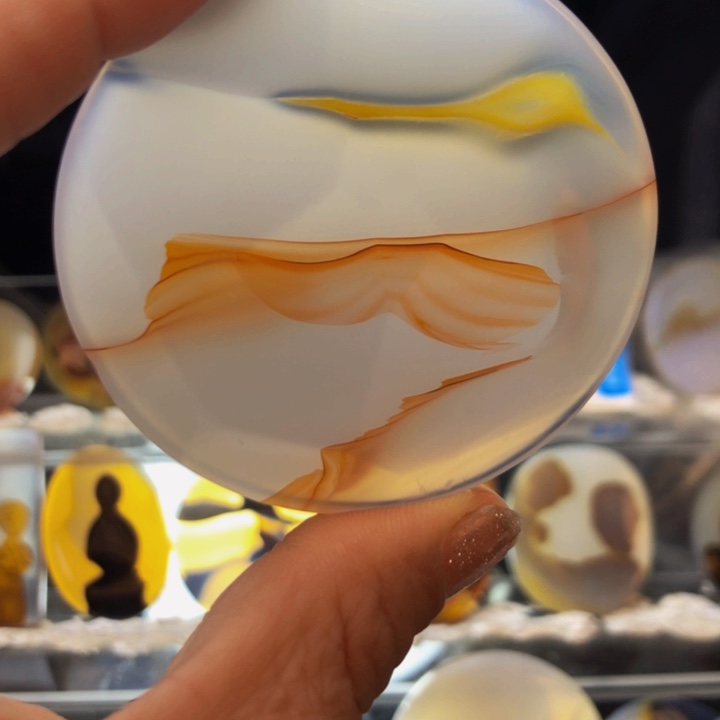 合金玛瑙/玉髓珠宝奇石华*150有瑕