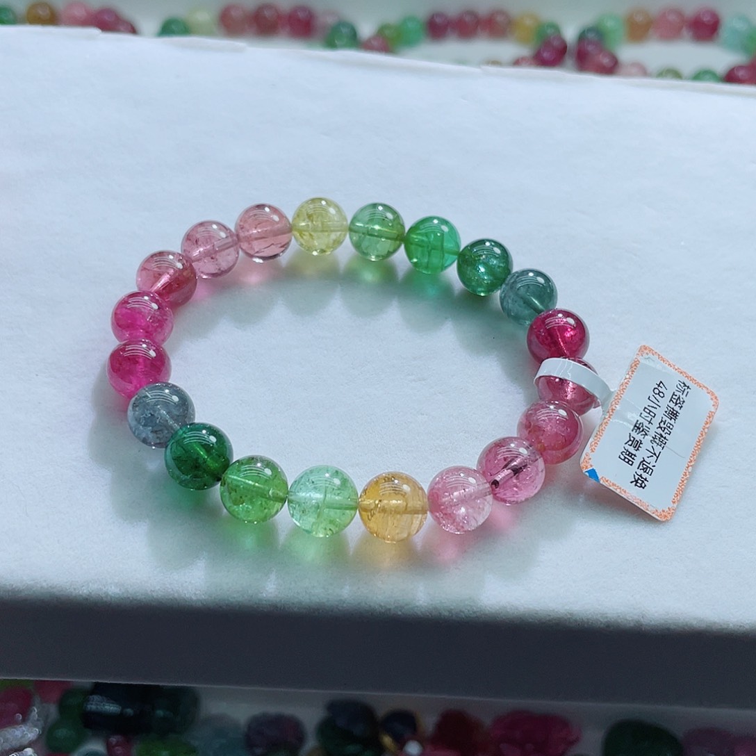 手链未镶嵌碧玺9.2mm左右