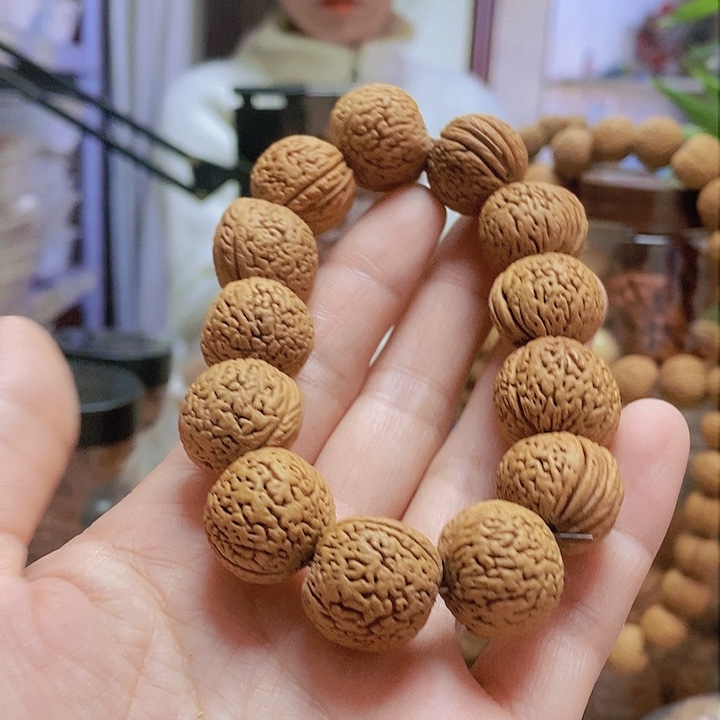 【闪购商品】文玩核桃手串脑纹手串