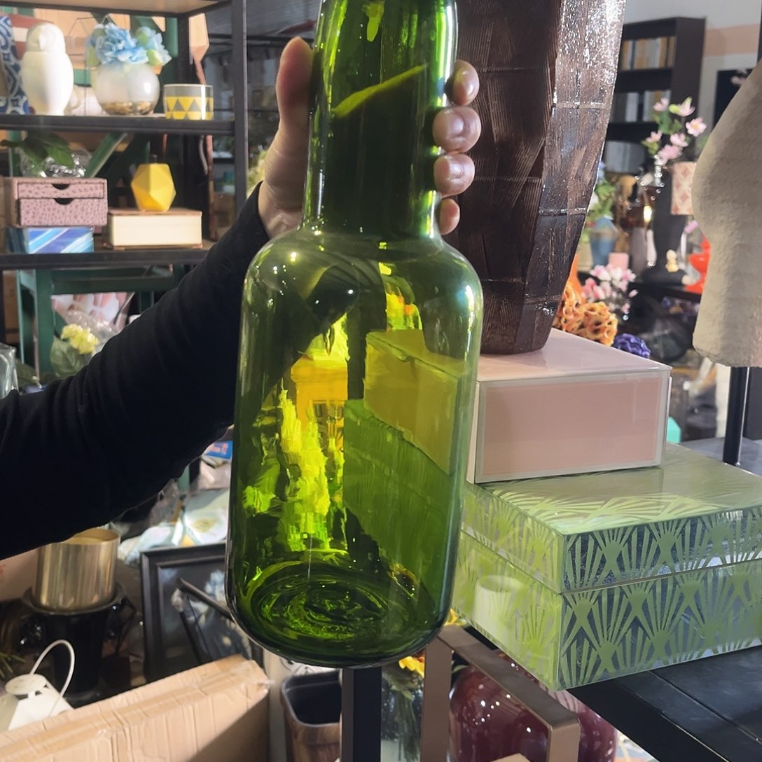 陶瓷花瓶，仿真绿植