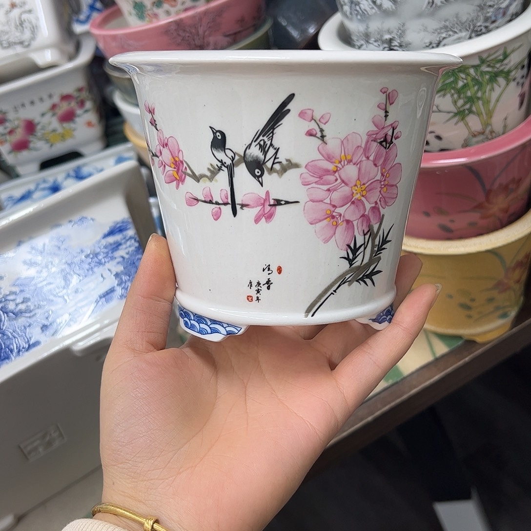 花盆紫砂041号瑕疵14.5/11.5cm