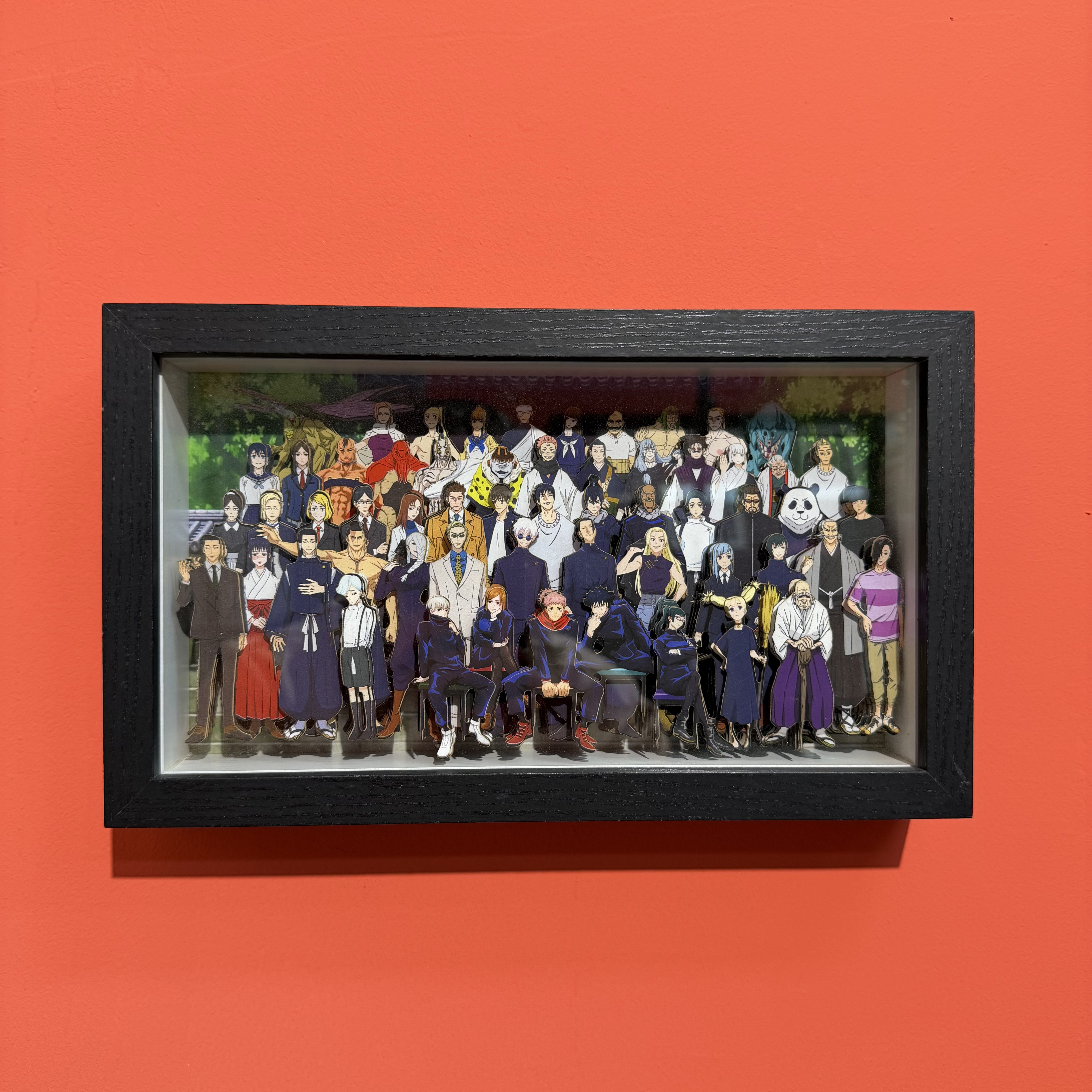 【咒术】咒术坐合集全家福立体镂空装饰画摆件S007