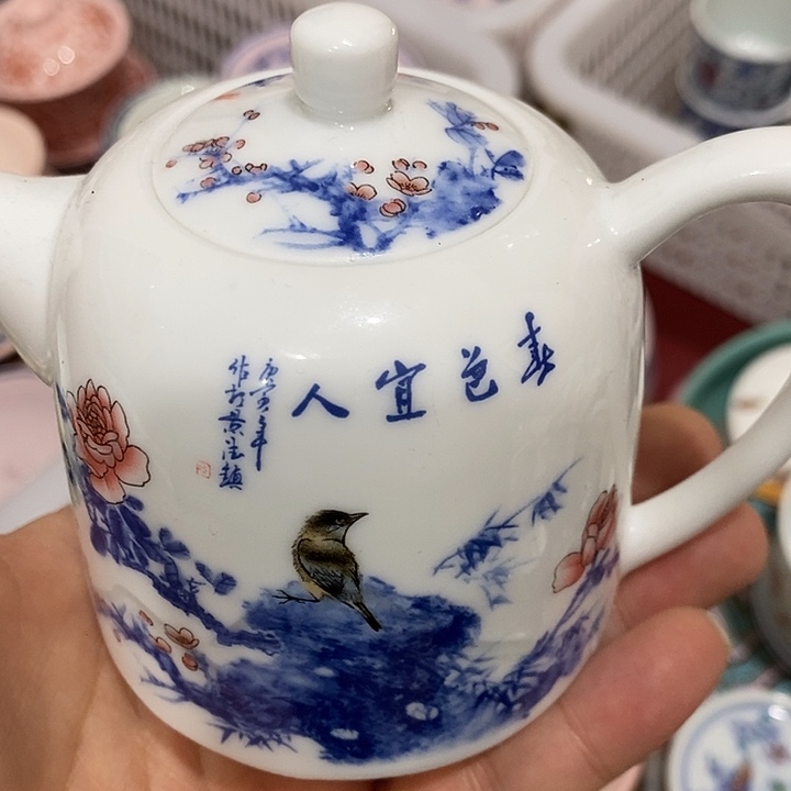 陶摆件景德镇陶瓷主人杯2344