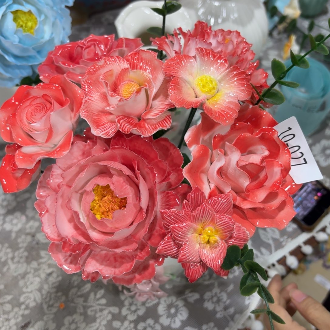 陶瓷花，20元发货，退款拉黑，1027