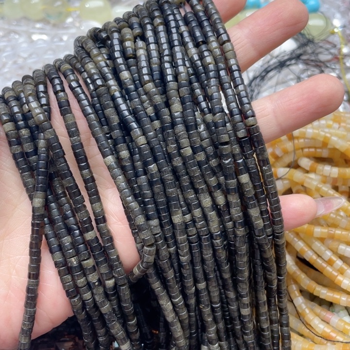 玛瑙/玉髓合金珠宝半成品一条4m金耀隔片