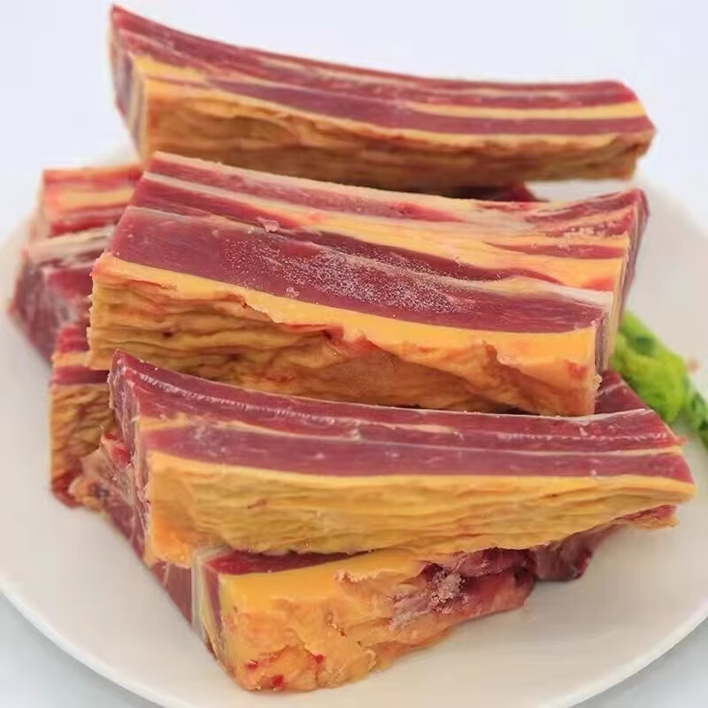 原切牛排来自新疆阿勒泰黄膘牛肋排-断骨不断肉 -2斤包邮
