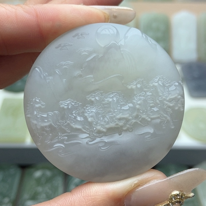 和田玉（糖玉）颈饰未镶嵌