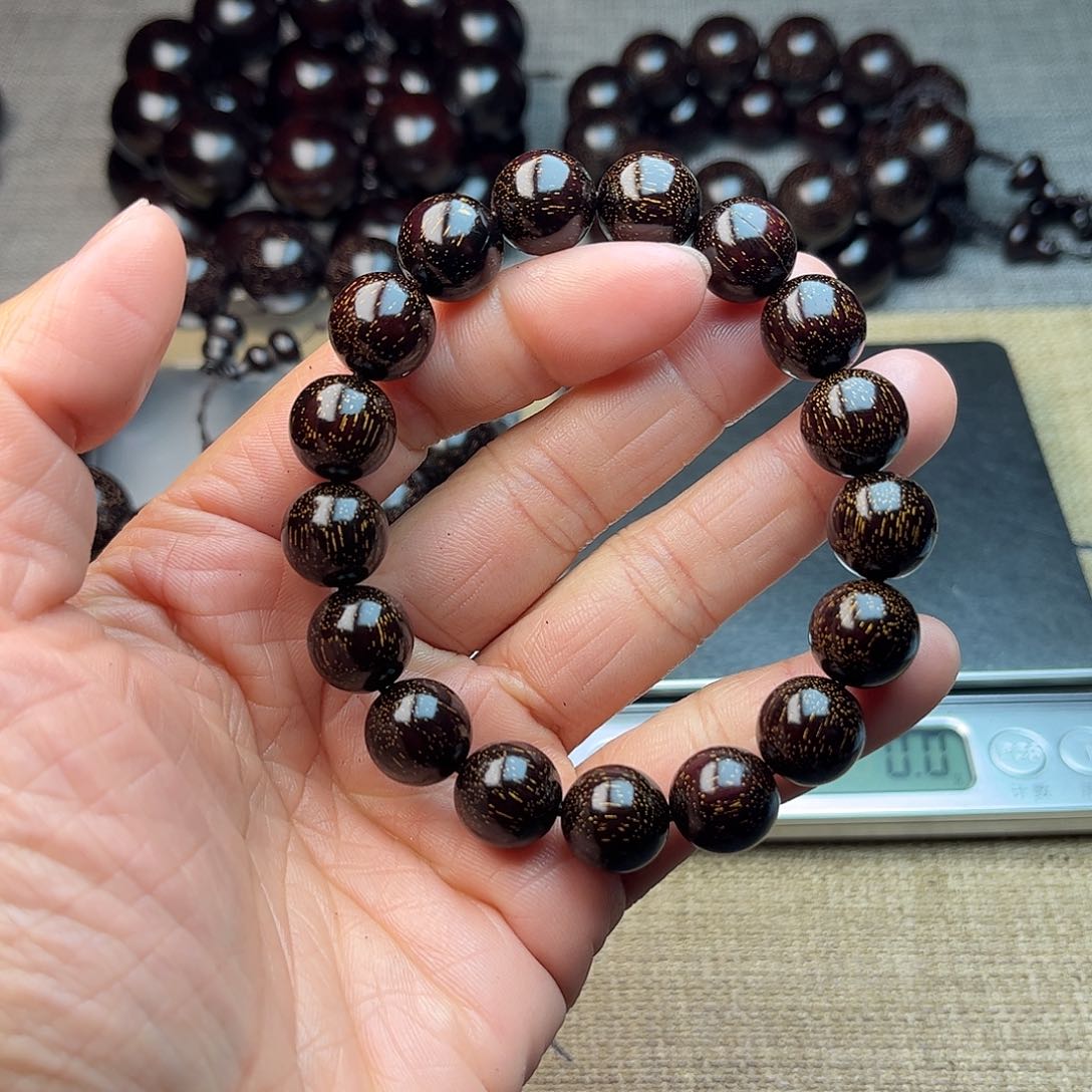 檀香紫檀（小叶紫檀）1.2 17颗 爆星